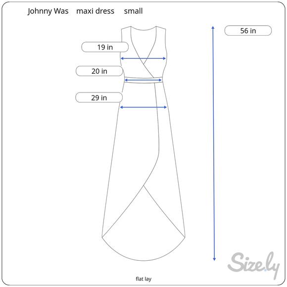 Johnny Was Franco Zeline Maxi Dress Sleeveless Multi Mixed Print Tiered S SEE - Picture 9 of 9